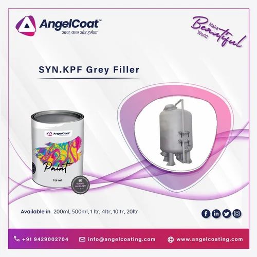 Angel Coat Synthetic KPF Grey Filler 200 Gm, Bucket