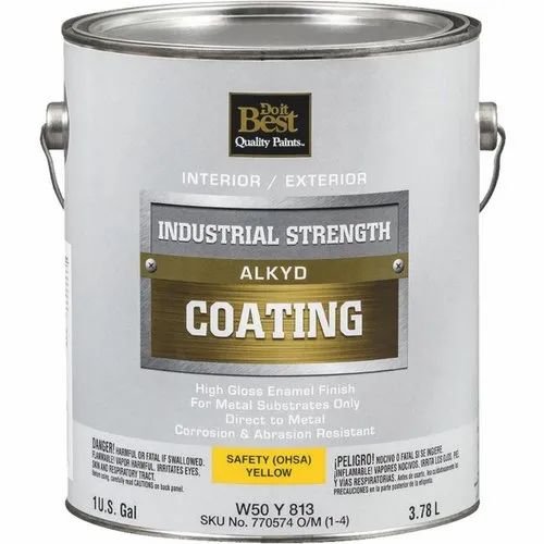 Alkyd Coating, Packaging Type: Tin