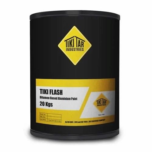 TIKI FLASH Bitumen Based Aluminum Paint