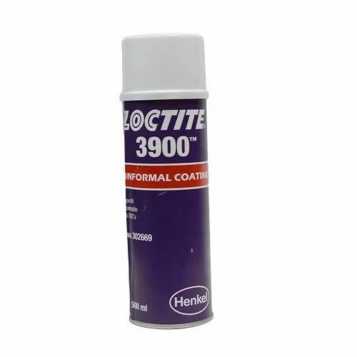 Transparent Loctite 3900 Conformal Coating 500ml, 4 L, Packaging Type: Spray Bottle