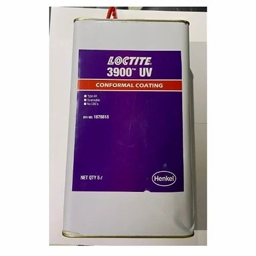Transparent Loctite 3900 5L UV Conformal Coating, Packaging Type: Can