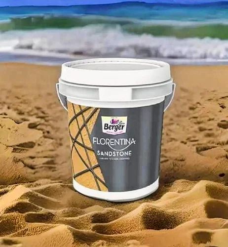 Berger florentina sandstone - texture exterior wall coating, 20 L