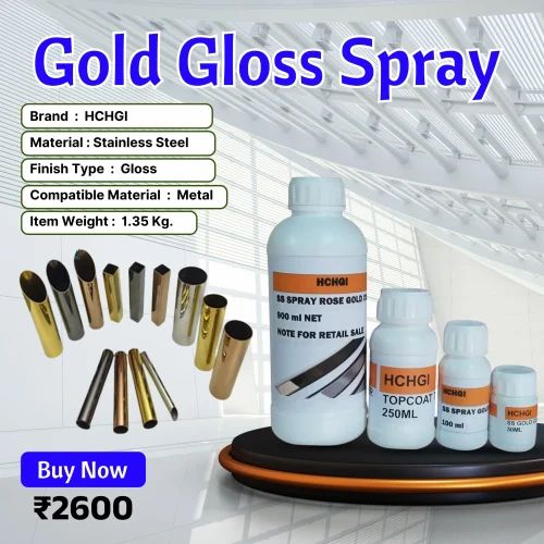 Stainless Steel Pvd Gold Spray Paint