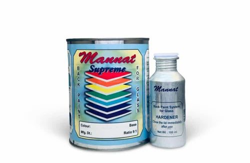 Mannat Bake Paint 1 L Glass Coatings, Packaging Type: Bottle