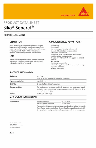Sika Separol FD