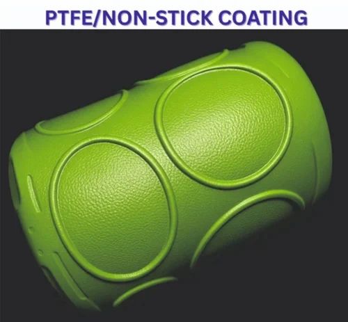 Non Stick Coating on Papad Cutting Roller Mould, Base: PTFE