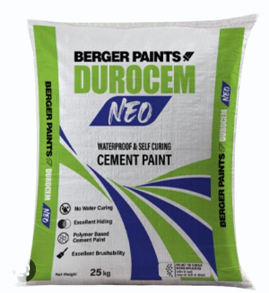 Berger Durocem neo waterproof cement white 25kg, 20 L