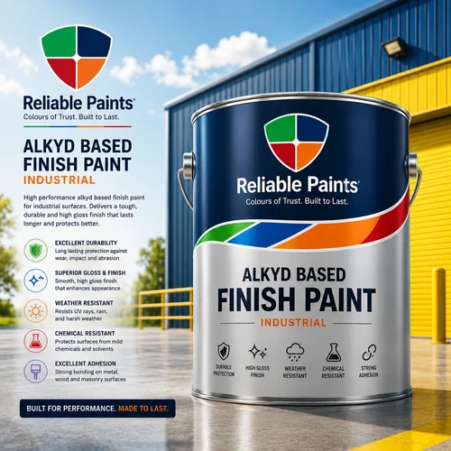 Assorted shades Reliable Paints Alkyd Based Finish Paint, Liquid, Packaging Size: 20-50L