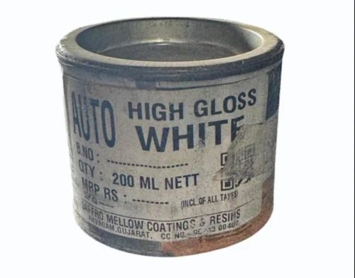 Auto High Gloss White Enamel, 200 ml