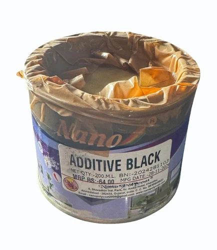 Nano Additive Black Car Paint, For Metal coating, 200 mL