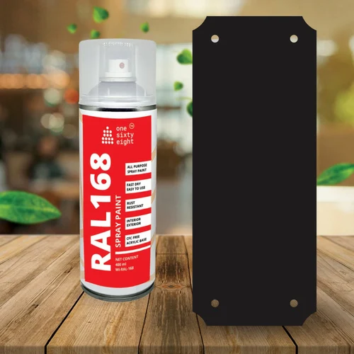 Matt Black Spray Paint - M9005 Matt Black - RAL 168 Spray Paint