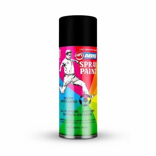 ABRO SPRAY PAINT Black (HIGH TEMPERATURE)