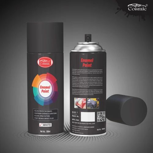 Autocosmic Enamel Paint 500ml (WHITE)