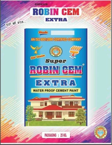 Willson Super Robin Cem extra water proof Cement Paint, For Metal