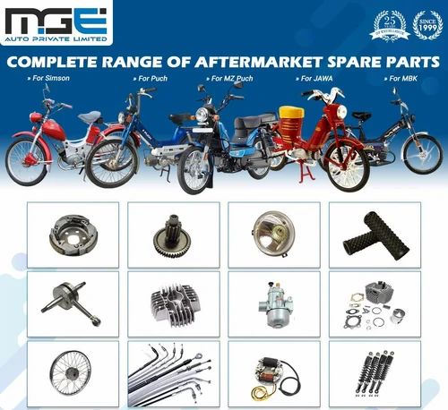 Exportador de repuestos para ciclomotores de India MGE Auto