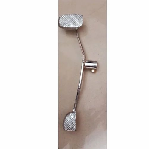 Silver Two Wheeler Steel Motorcycle Gear Lever