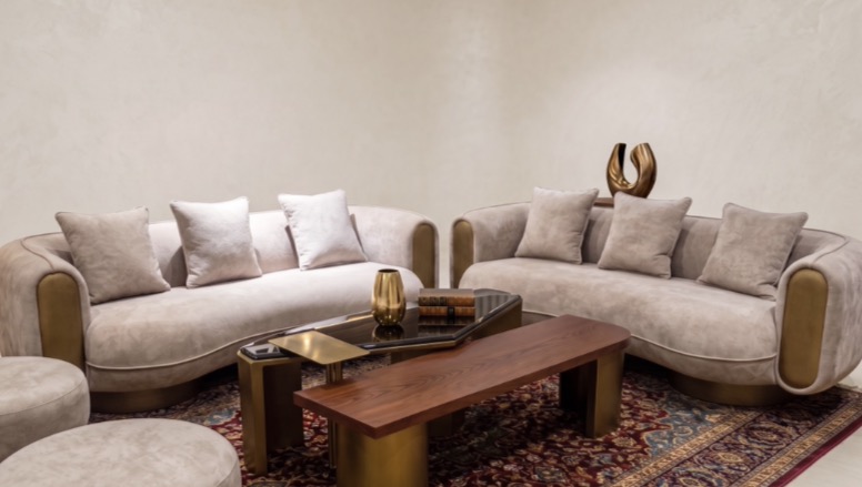 Luxury Curved Sofa Set
