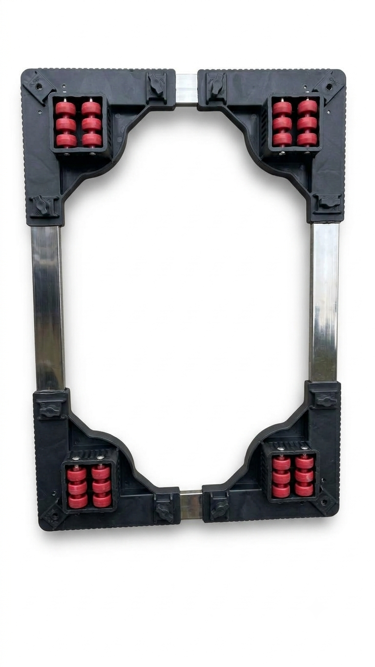 Semi-Automatic Washing Machine Trolley