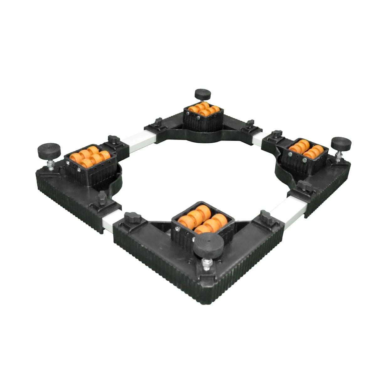 4-Jack 24-Wheel Steel Pipe Trolley