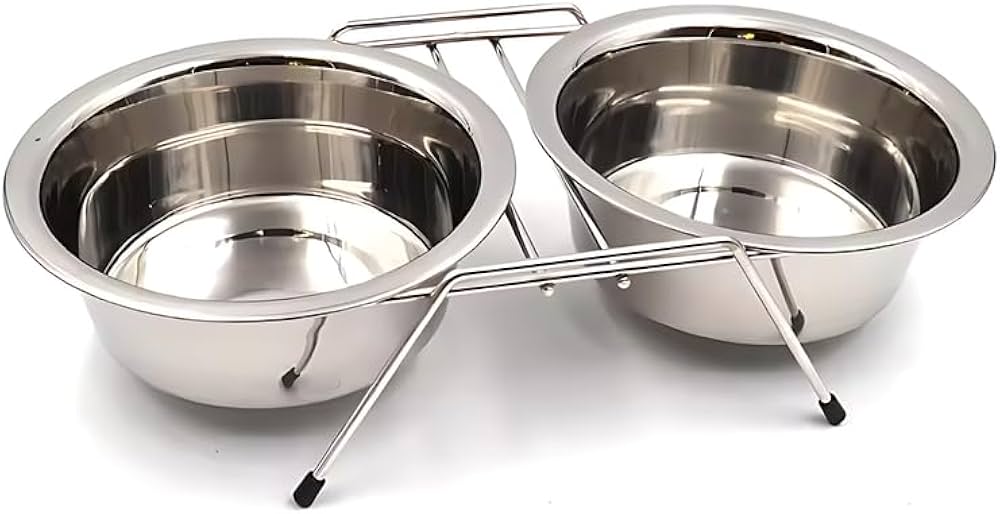Steel Double Bowl 