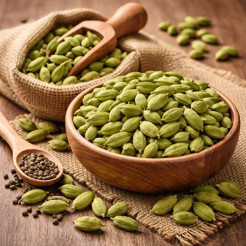 8mm Premium Fresh Green Cardamom Pods From Kerala