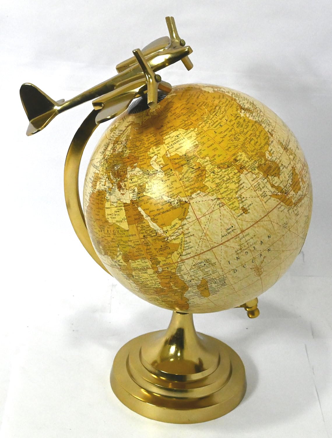 Elegant Globe with Desk Decor