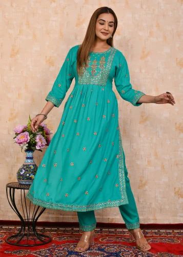 Rayon Nyra Cut Kurtis