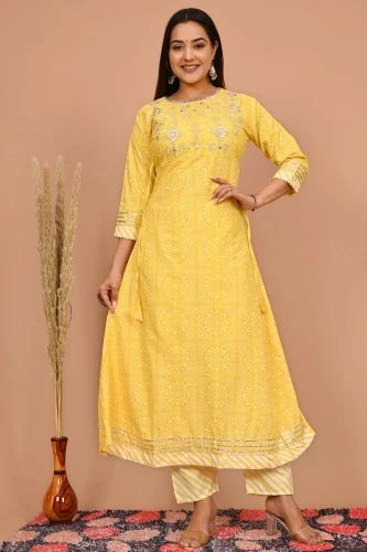 Bandhej Print Kurti