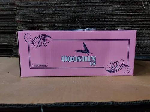 Single Wall 3 Ply Ladies Clothing Packaging Box