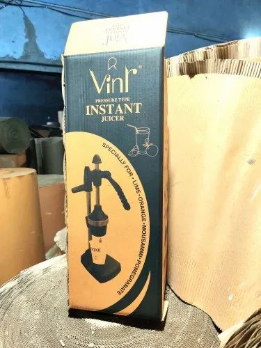 Double Wall 5 Ply Hand Juicer Packaging Box Customized