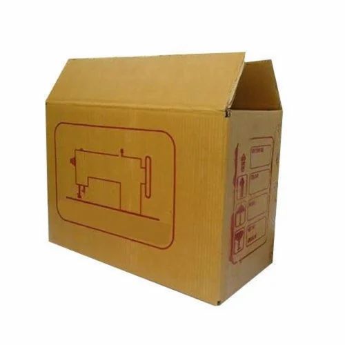 Brown Single Wall 3 Ply Offset Printed Corrugated Box, Weight Holding Capacity (kg): 5 - 10 Kg