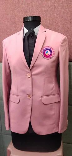 Formal Pink,Grey Men And Women Blazer