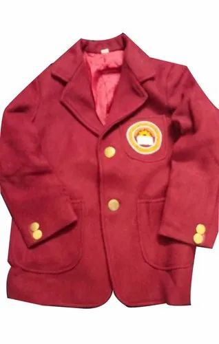 Woolen School Blazer, Size: Medium