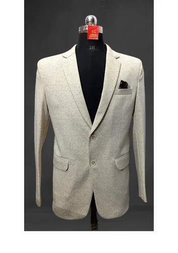 Plain Cotton niting azrdn blazer