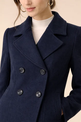 Classic Navy Double-Breasted Blazer