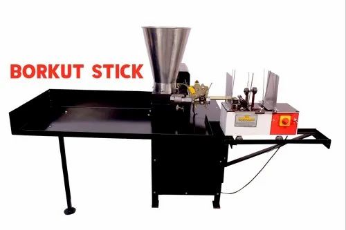 Mild Steel BORKUT STICK MAKING MACHINE, Production Capacity: 15-20 kg/hr, 100-150 strokes/min