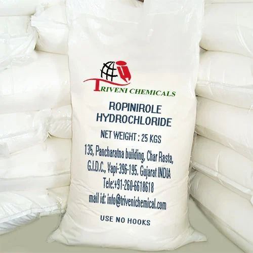 Solid Ropinirole Hydrochloride, Packaging Type: Bag, Packaging Size: 25 Kgs