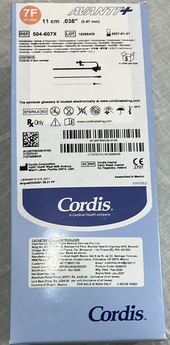 Cordis Femoral Sheath 7F, 7 Fr