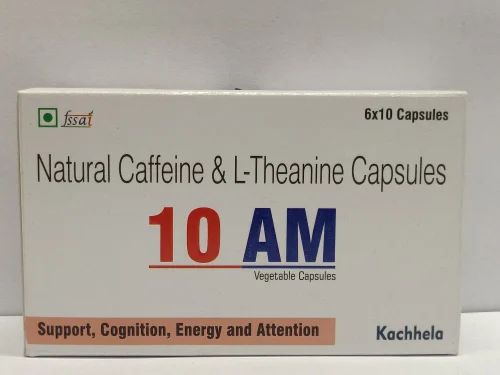 Natural Caffeine And L Theanine Capsule (10 Am Cap)