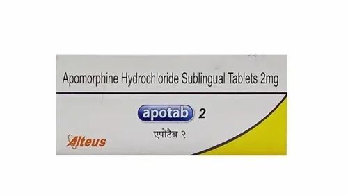 Apomorphine Hydrochloride Sublingual 2mg Apotab Tablets