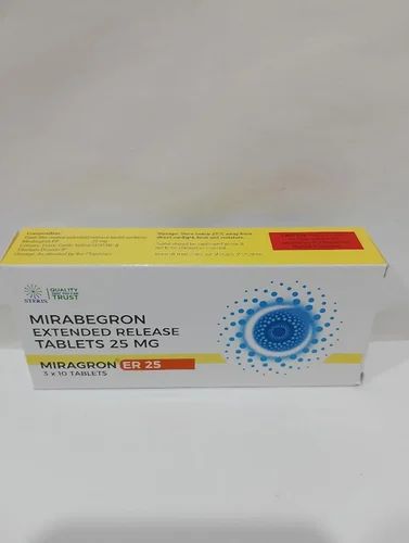 Mirabegron 25 Mg Extended Release ER Tablet (1*10 Tablets)