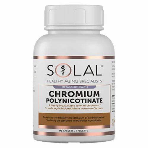 Allopathic Finished Product Chromium Polynicotinate Tablets, For Hospital, Packaging Type: Bottle