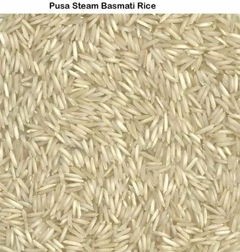 Pusa Steam Basmati Rice, Creamy White