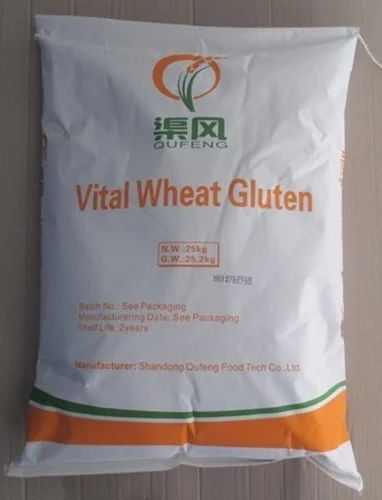 Jiangsu Goxen Wheat Gluten Food Grade (>82% Protein) for Soya Chaap (25 kg)
