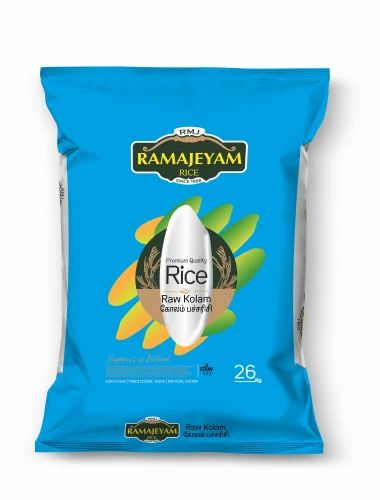 Raw Kolam Rice, 26 Kg, Packaging Type: PP Bag
