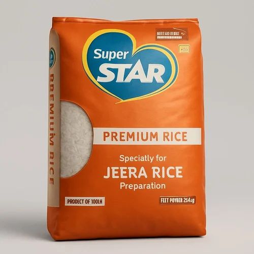 Super Star Premium HMT Rice 30Kg, Packaging Type: Packet
