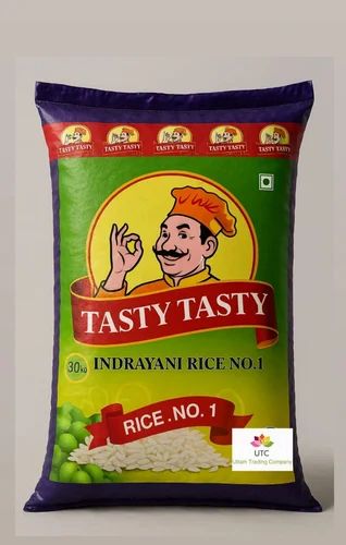 Tasty Brand Indrayani Rice, 30kg, Packaging Type: PP Bag