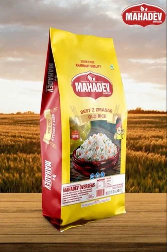30Kg Mahadev Old Jirashar Rice, Packaging Type: PP Bag