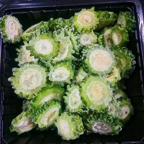 Green Gujarat Frozen Bitter Gourd, Loose, Pesticide Free (for Raw Products)