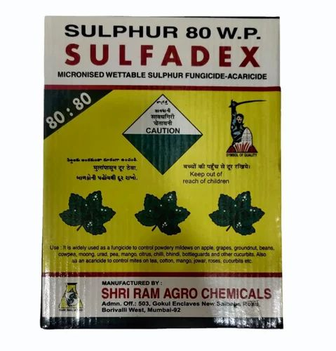 Wettable Powder Sulphur 80% WP, 100 Gm - 1 kg, Packet
